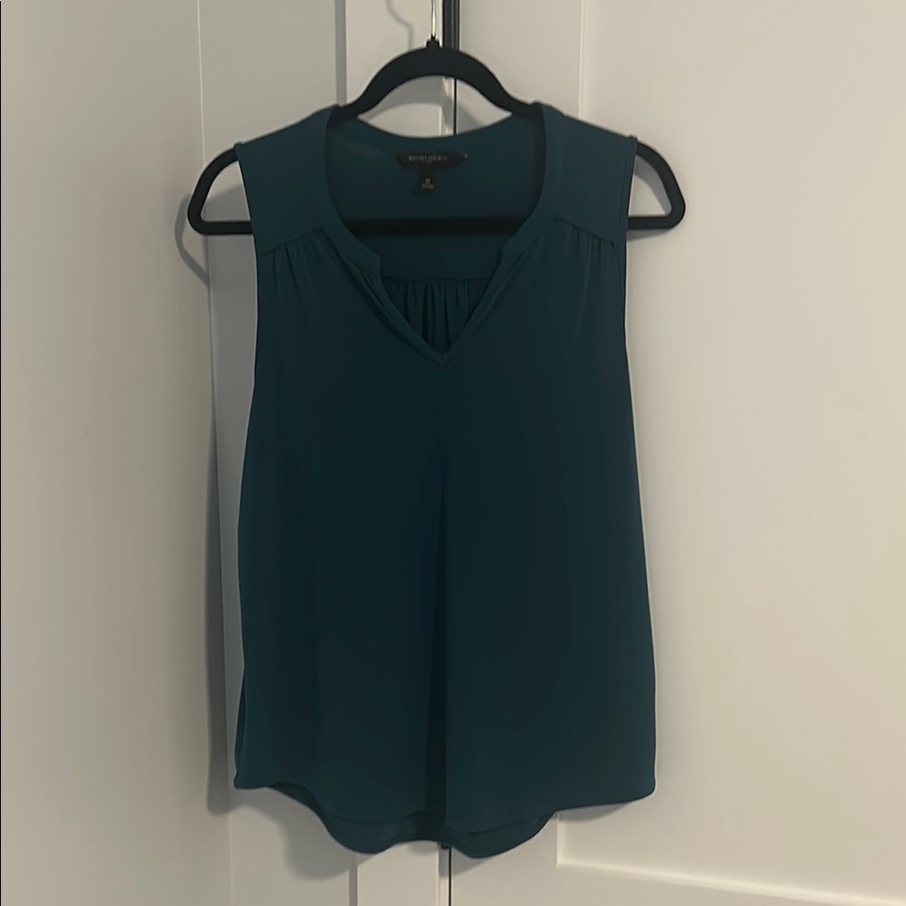 Blue Sleeveless Tank Top with Relaxed Fit
